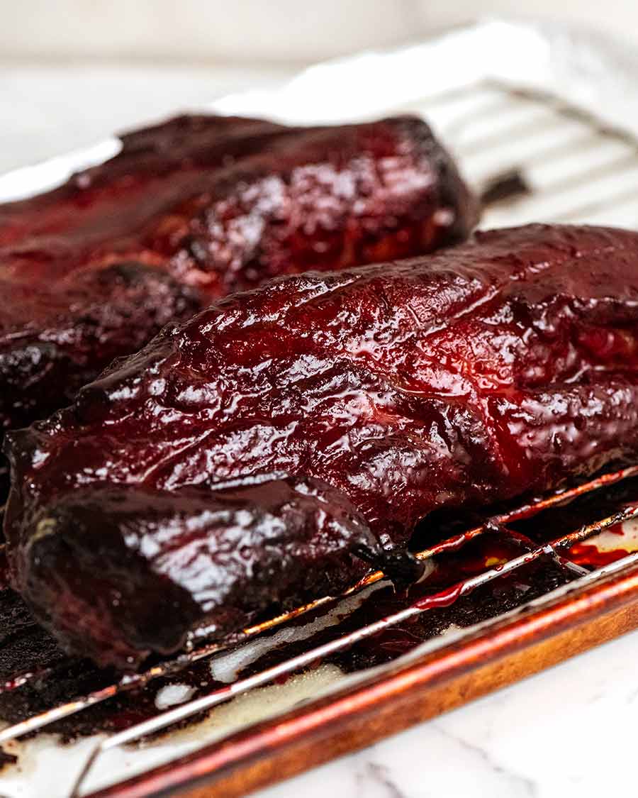 Char Siu Pork - Chinese BBQ Pork fresh out of the oven