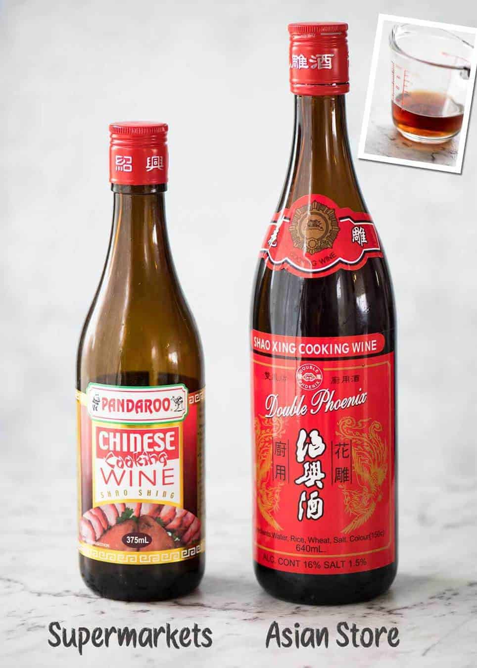 Chinese Cooking Wine (Shaoxing rice wine, Shao-hsing or Shaohsing) - an essential to make truly tasty stir fries like Chinese restaurants. recipetineats.com