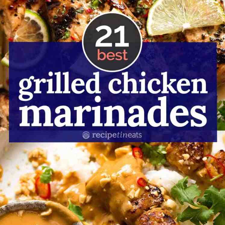 BEST Grilled Chicken marinades